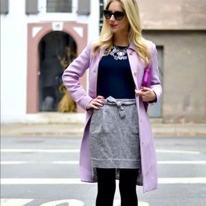 Coach lavender trench coat